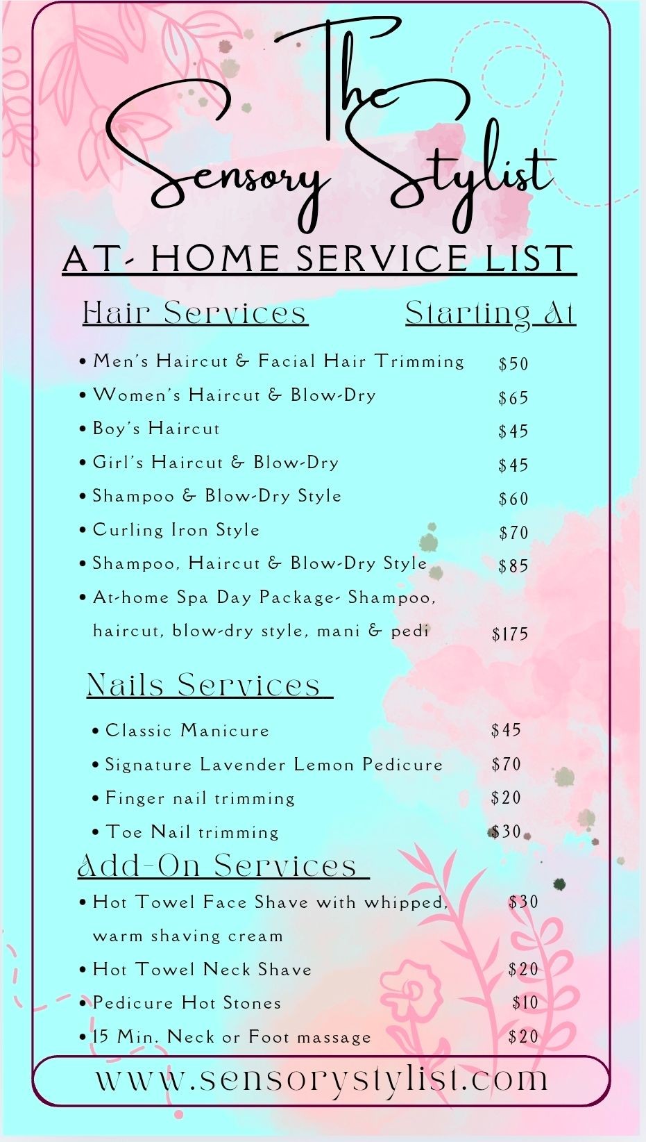 No more stressful trips to the salon. 